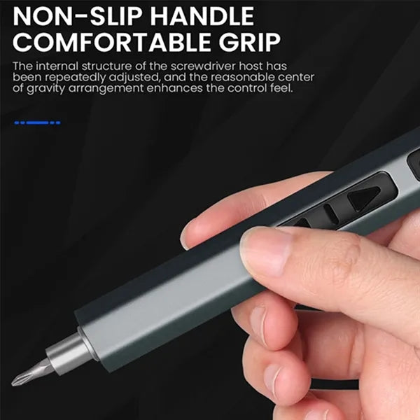 Rechargeable Electric Mini Screwdriver Pen Set With 62 Bits