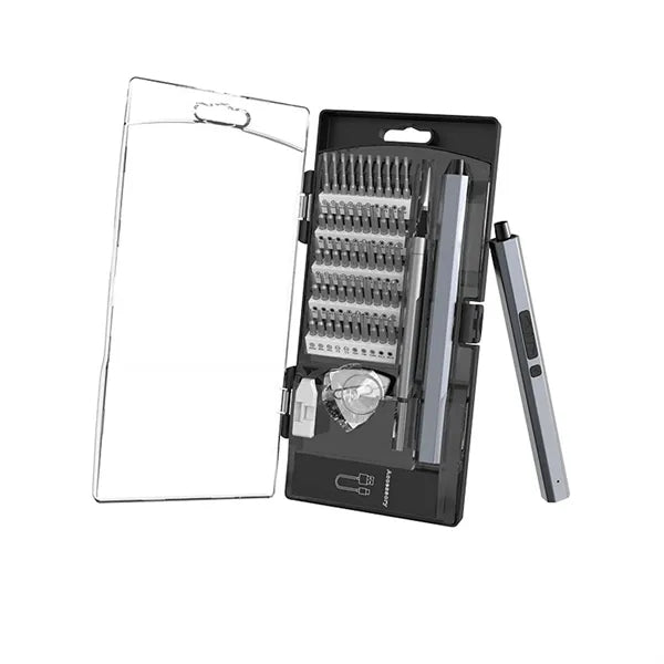 Rechargeable Electric Mini Screwdriver Pen Set With 62 Bits