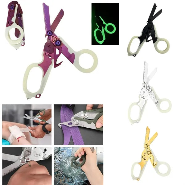 Trauma Shear Foldable 6 In 1 Luminous