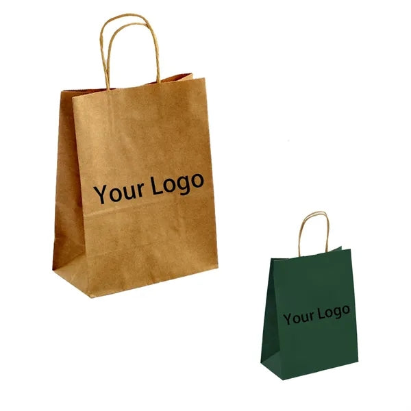 Natural Kraft Custom Paper Shopping Bag