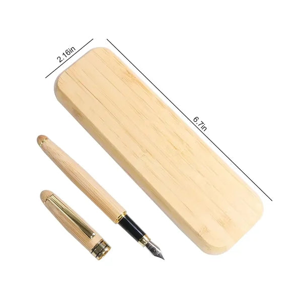 Bamboo Box Pen Gift Set