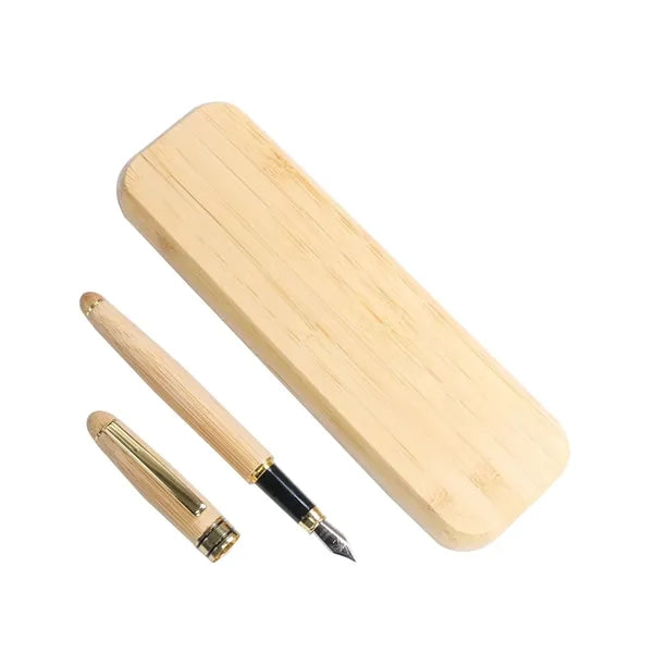 Bamboo Box Pen Gift Set