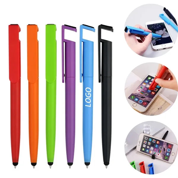 Stylus Pen W/Mobile Phone Holder And Screen Eraser