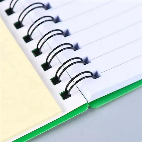Spiral Notebook W/Pen And Sticky Notes