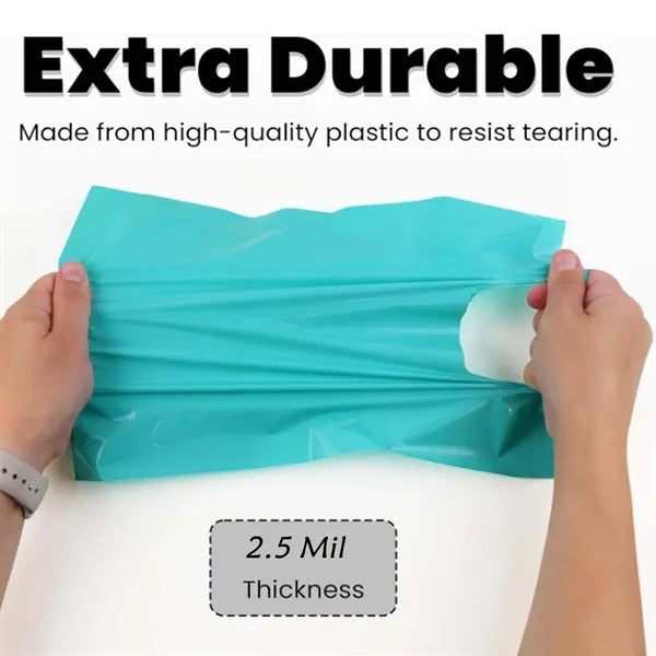Die Cut Recyclable Reinforced Handle Plastic Bag