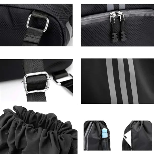 210D Polyester Waterproof Drawstring Backpack