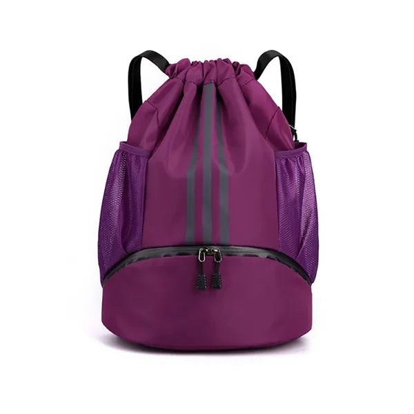 210D Polyester Waterproof Drawstring Backpack