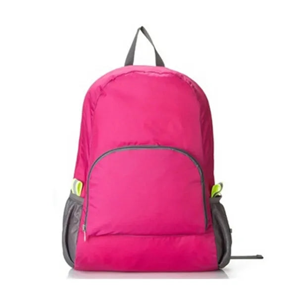420D Polyester Foldable Backpack With Zipper