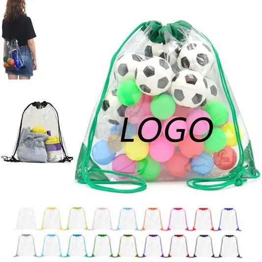 Clear Pvc Drawstring Bags