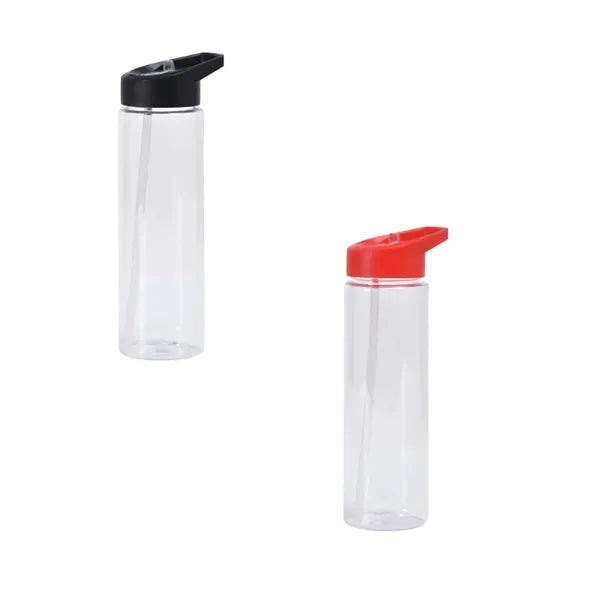 24 Oz Plastic Water Bottles With Flip Straw
