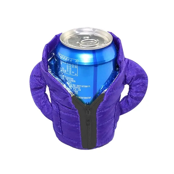 Down Jacket Can Cup Sleeve