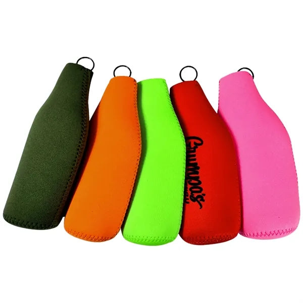 12 Oz Neoprene Zipper Cup Sleeve/ Beer Mug Sleeve
