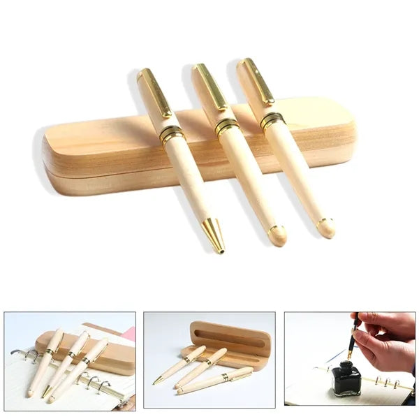 Wooden Laser Engraved Ballpoint Pen