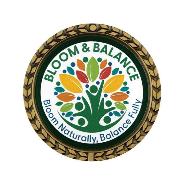 1.75" Speed Challenge Coin Wreath Border w/ 3D Texture Print