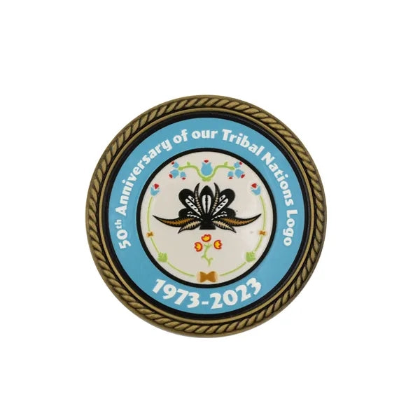 1.75" Speed Challenge Coin Rope Border w/ 3D Texture Print