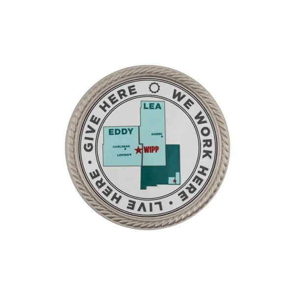 1.75" Speed Challenge Coin Rope Border w/ 3D Texture Print