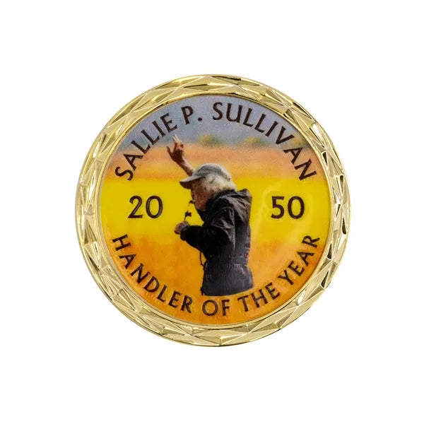2" Challenge Coin Diamond Border w/ 3D Texture Print