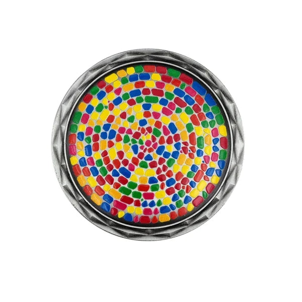 2" Challenge Coin Diamond Border w/ 3D Texture Print