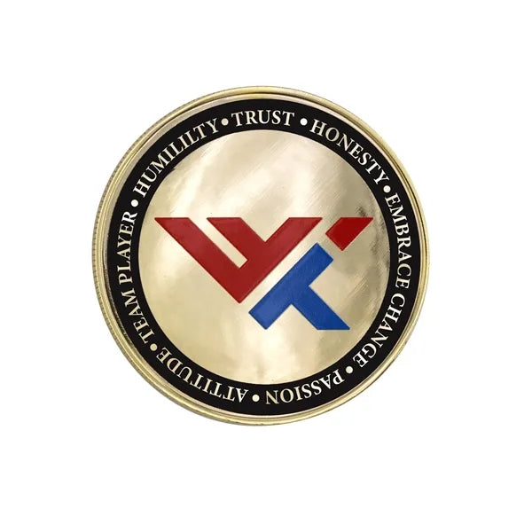 2" Speed Challenge Coins Coin-Edge w/ 3D Texture Print