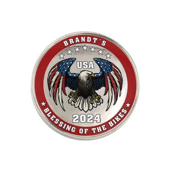 2" Speed Challenge Coins Coin-Edge w/ 3D Texture Print