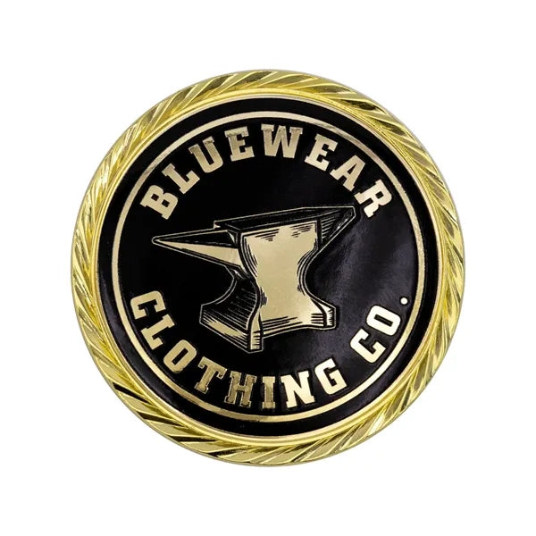 1.75" Challenge Coin Oblique Edge w/ 3D Texture Print