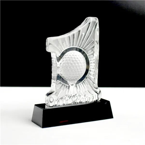Golf Crystal Trophy