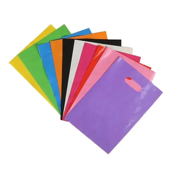 Die Cut Plastic Business Retail Store Gift Bag 15"x18