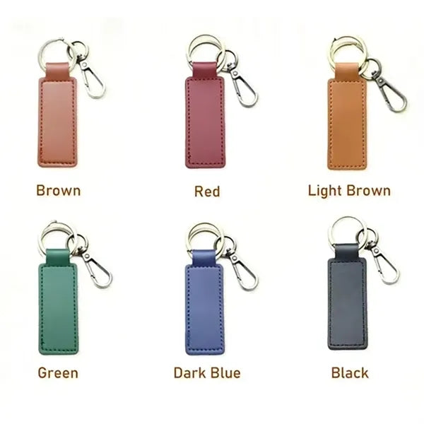 PU leather keychain