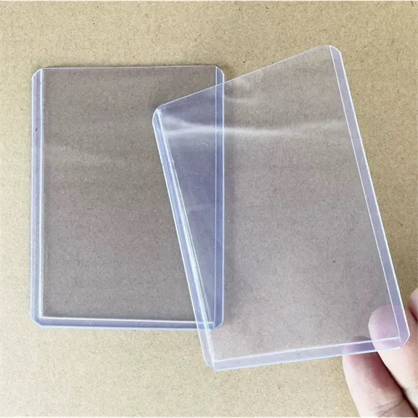 PVC Hard Plastic Card Sleeves Holder