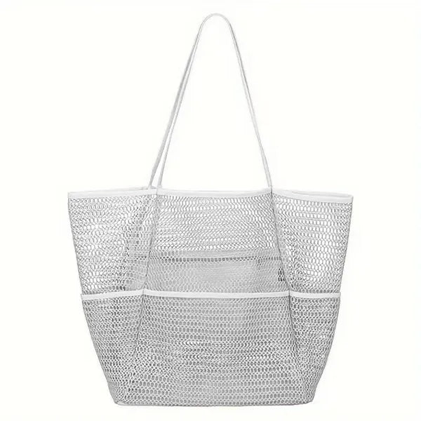 Mesh Beach Tote Bag for Women