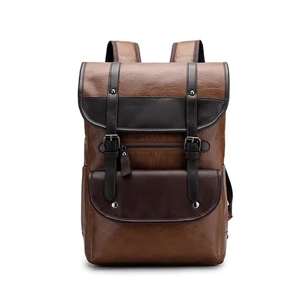 Versatile Leather Laptop Backpack