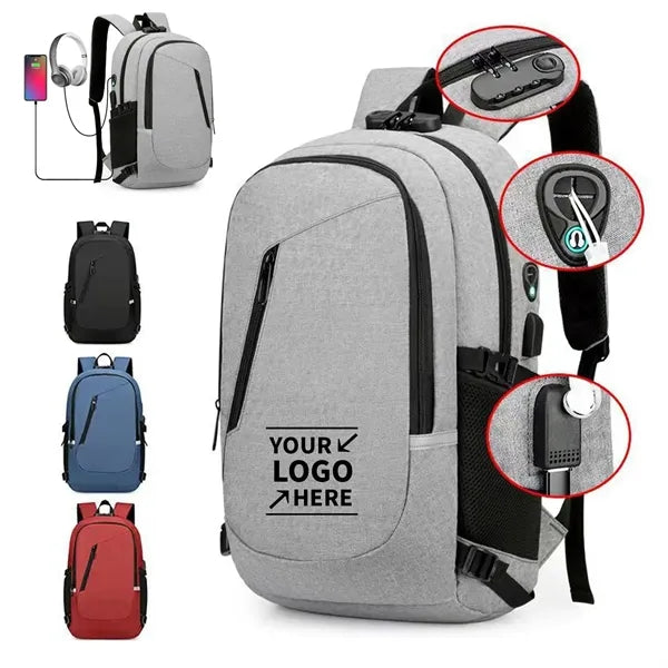 USB Backpack with Security Features