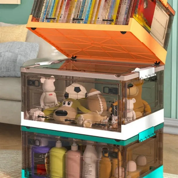 Visual Plastic Folding Storage Box for Home