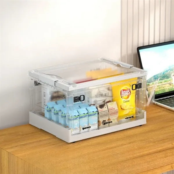 Visual Plastic Folding Storage Box for Home