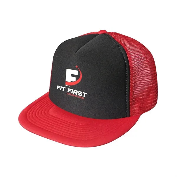 Flat Bill Summer Mesh Cap