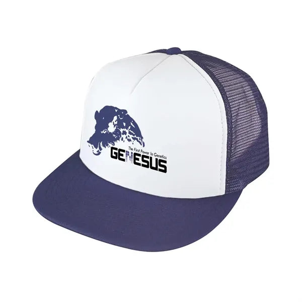 Flat Bill Summer Mesh Cap