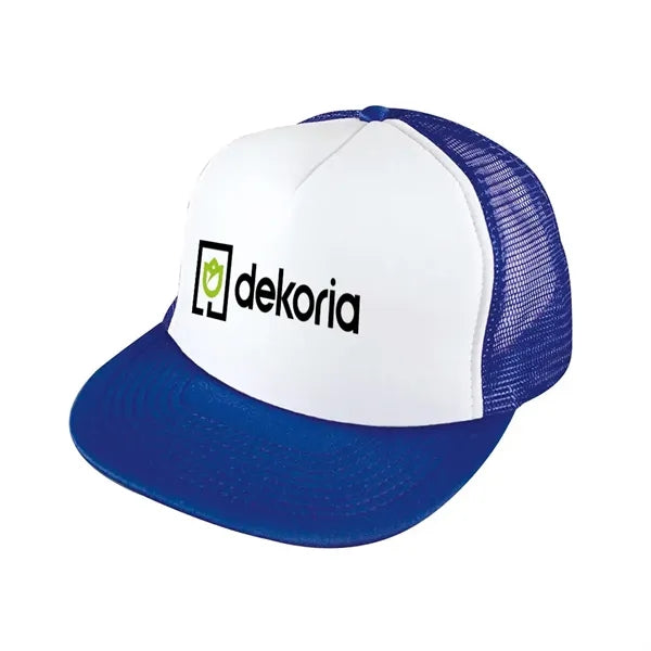 Flat Bill Summer Mesh Cap