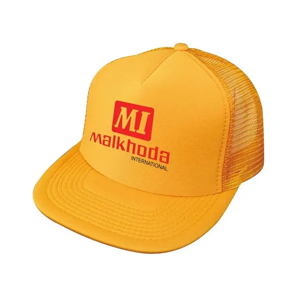 Flat Bill Summer Mesh Cap