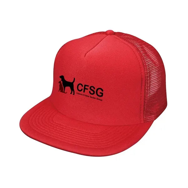 Flat Bill Summer Mesh Cap