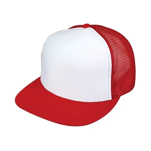 Flat Bill Summer Mesh Cap