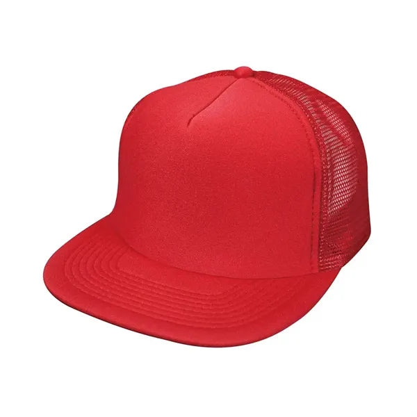 Flat Bill Summer Mesh Cap