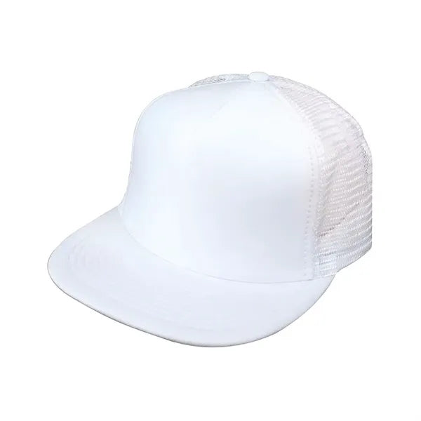 Flat Bill Summer Mesh Cap