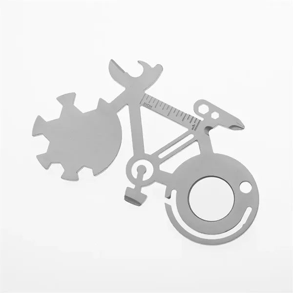 Small Outdoor Survival Tool Gadget Bicycle Shape Pocket Kit