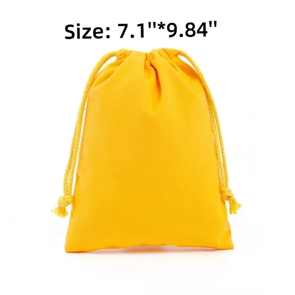 Eco Cotton Pen Cosmetic Storage Food Drawstring Bag
