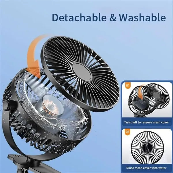 Mini Clip on Fan 4 Inches