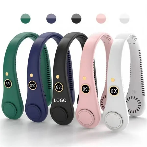 Neck Fan 5-Speed Digital Display