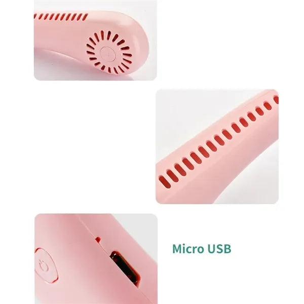 Neck Fan 5-Speed Digital Display