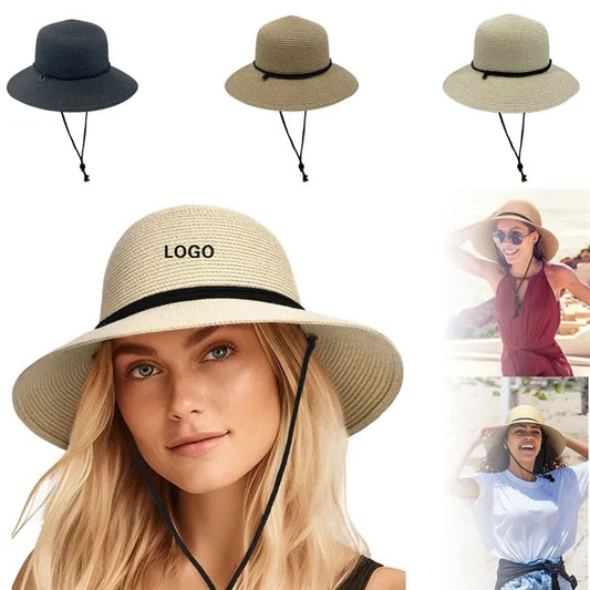 Foldable Braided Beach Hat