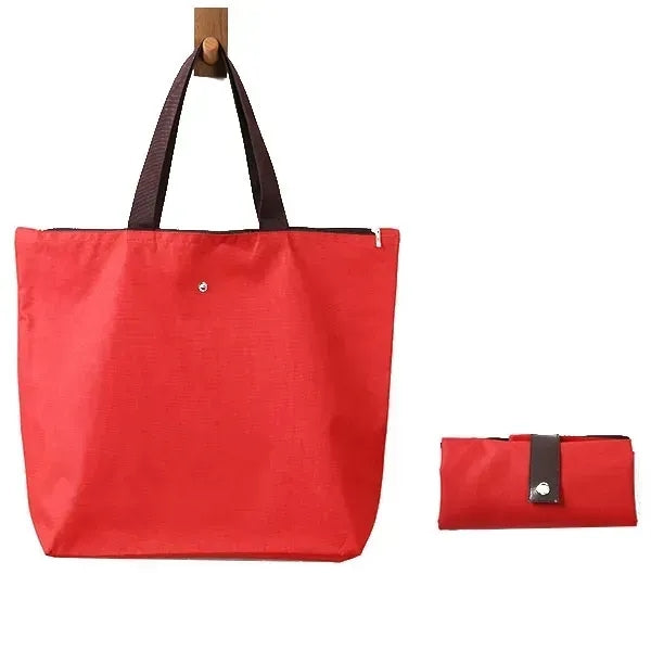 600D Polyester Foldable Grocery Tote Bag