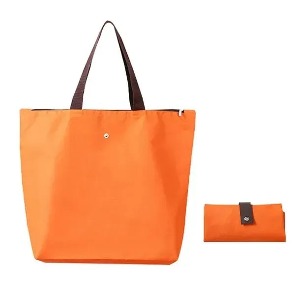 600D Polyester Foldable Grocery Tote Bag